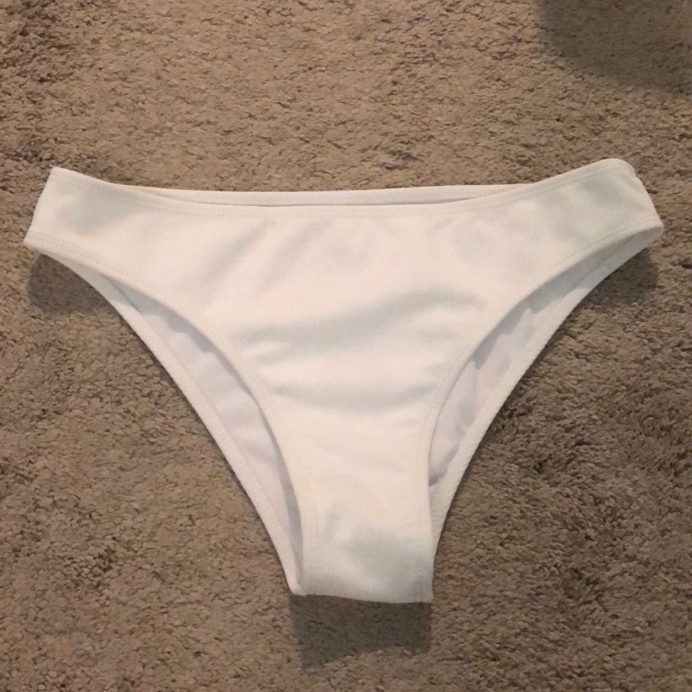 Never Worn Shein White Swim Bottoms!